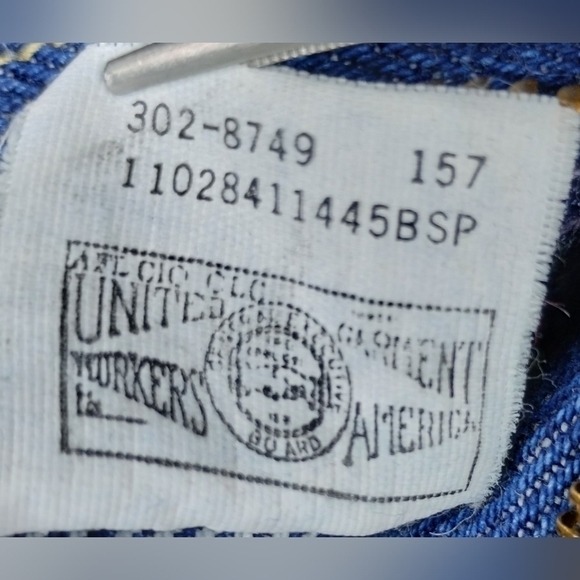 Vintage 80s Lee Women's Size 11 Mom Jeans Blue 100% Cotton Denim 28x34 Made USA - Picture 9 of 9